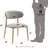 Kacey Side Chair in Gray and Natural (Set of 2)