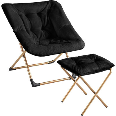 Fauteuil surdimensionné avec repose-pieds Comfy