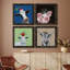 «Playful Nature», ensemble de 4 reproductions sur toiles encadrées-1892698037-1892698039-1892878157