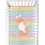 Drap-housse pour lit de bébé Rainbow
