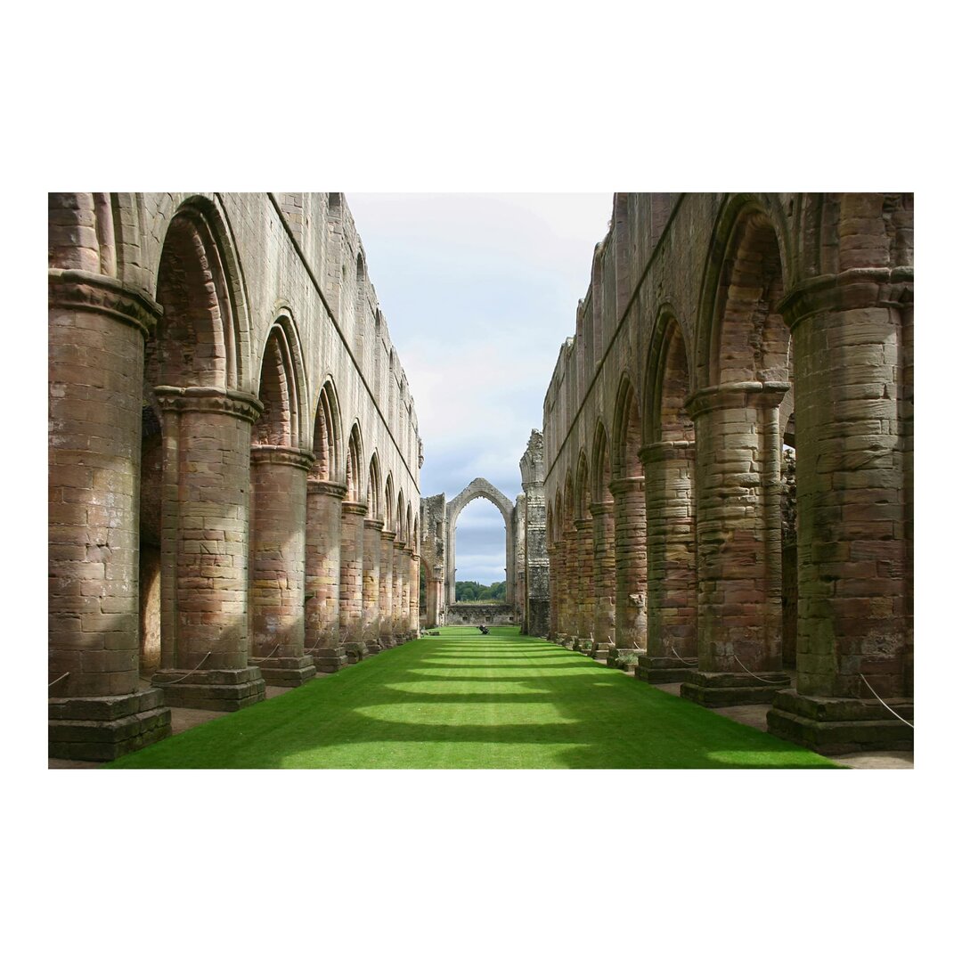 Strukturierte Fototapete Fountains Abbey 1,9 m x 288 cm