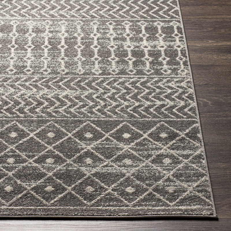 Keyawna Geometric Indoor Rug, Rectangle 9' x 12'