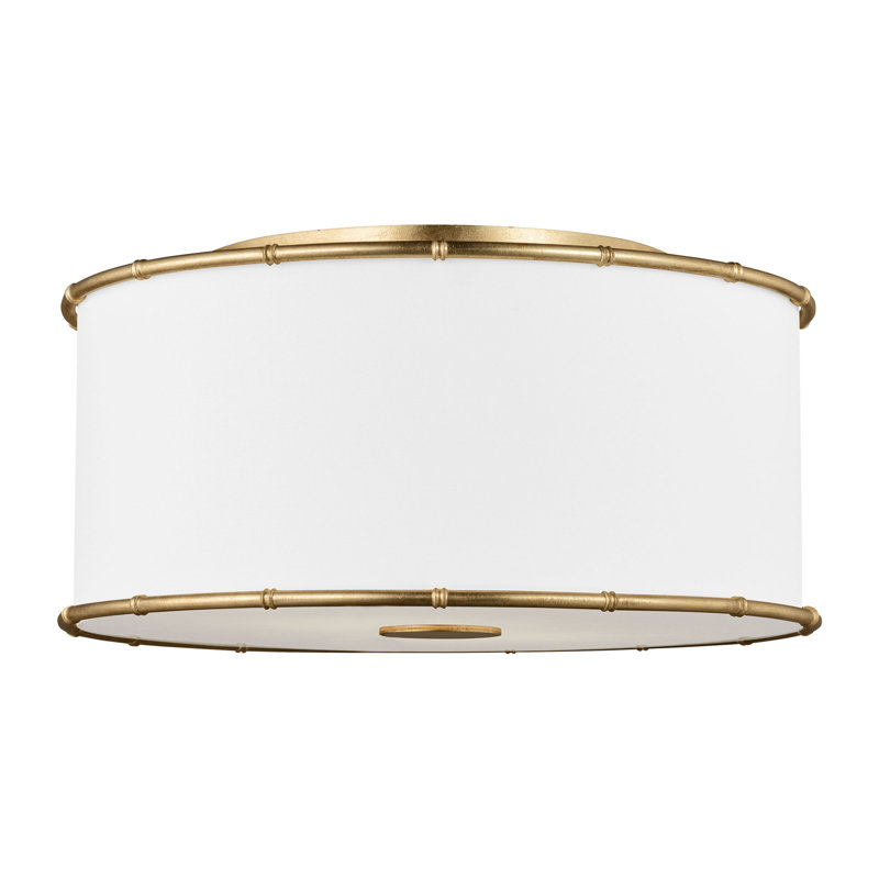 Aldric Medium Flush Mount, Gild