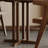 Nut-brown Round Solid Wood Dining Table-1786113545