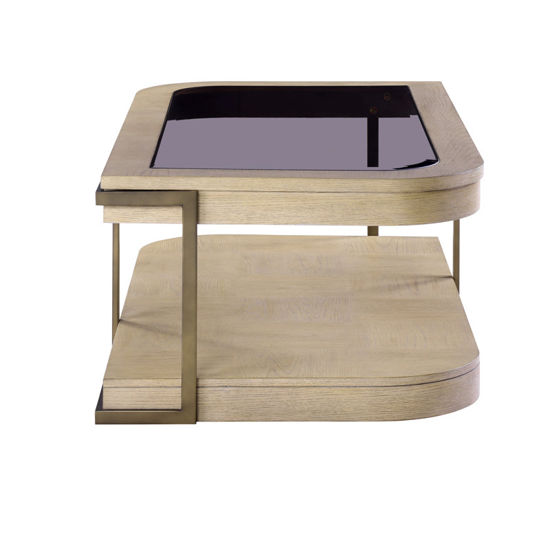 Rio Vista - Table basse - tons terreux discrets et finition argile