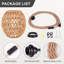 Luminaire suspendu en rotin 15 pieds enfichable
