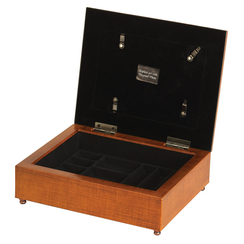 Wood Jewelry Box + Drawers