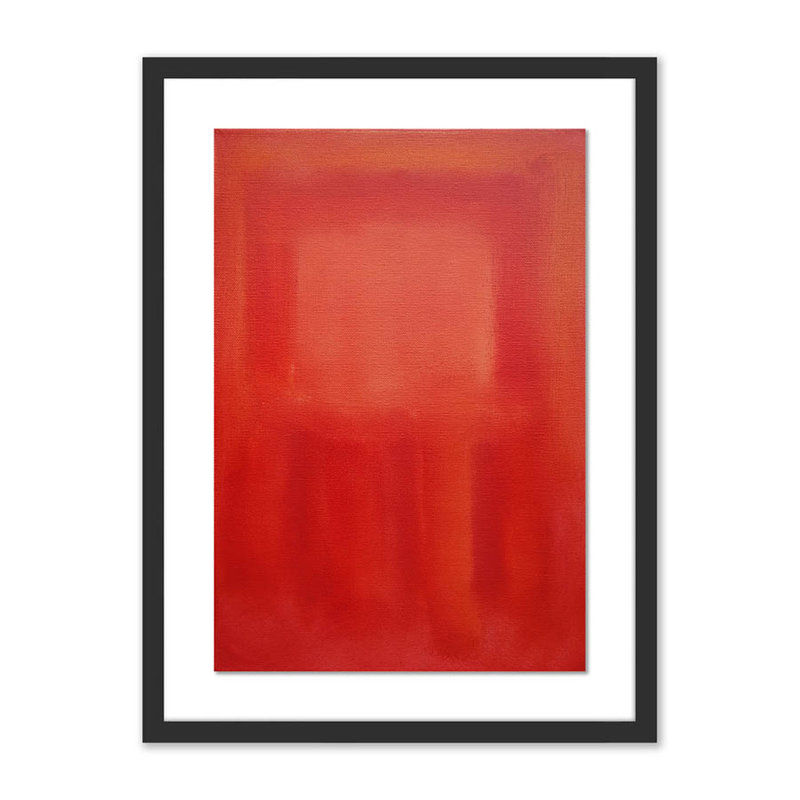 « red souk 4 » par charles stuart-cadre photo, impression sur papier, H 24 po x l 18 po x P 1,5 po, Noir