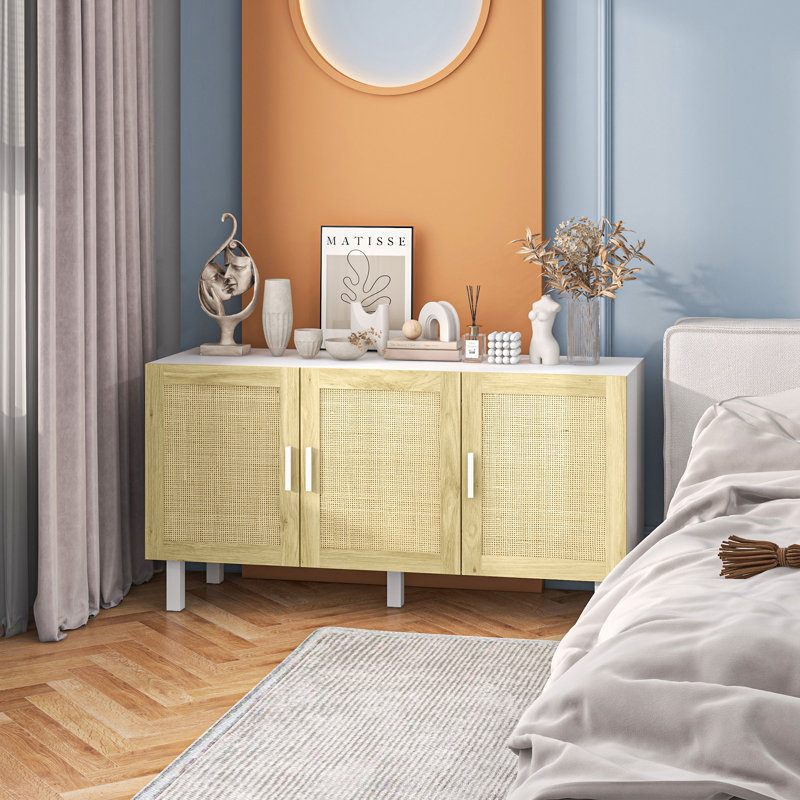 Buffet HOMcom, Blanc