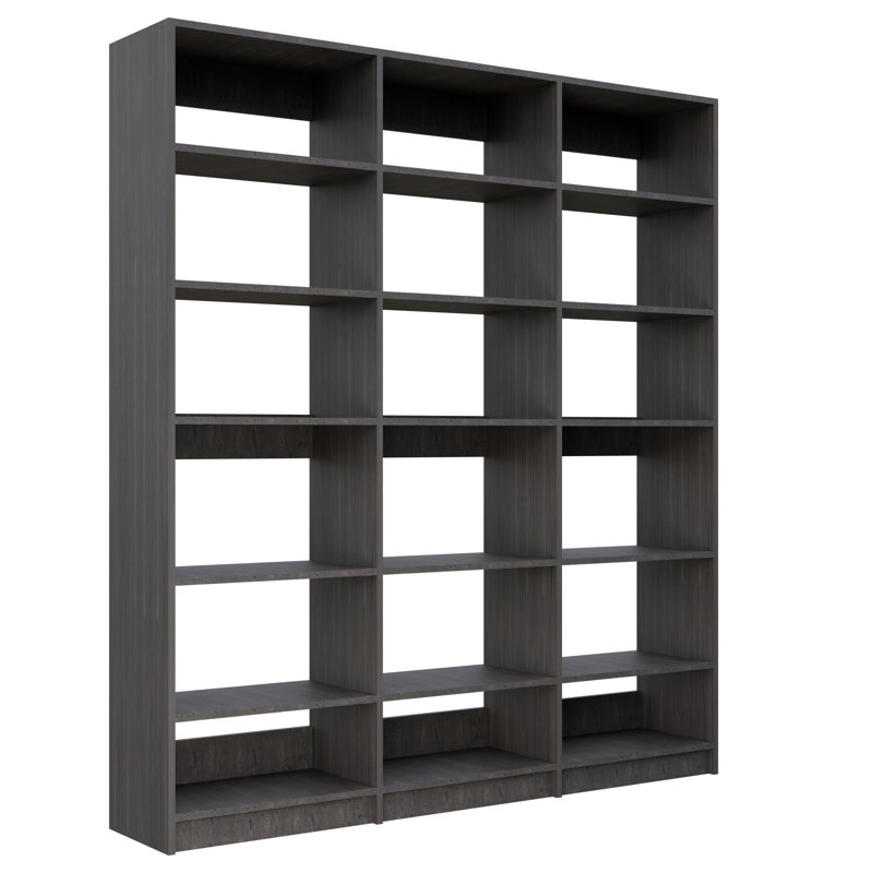 Alto 3 Shelf Towers Wall-Mounted Closet Tower System, 63" W x 84" H x 14.5" D, Oak, Natural Oak, 63"