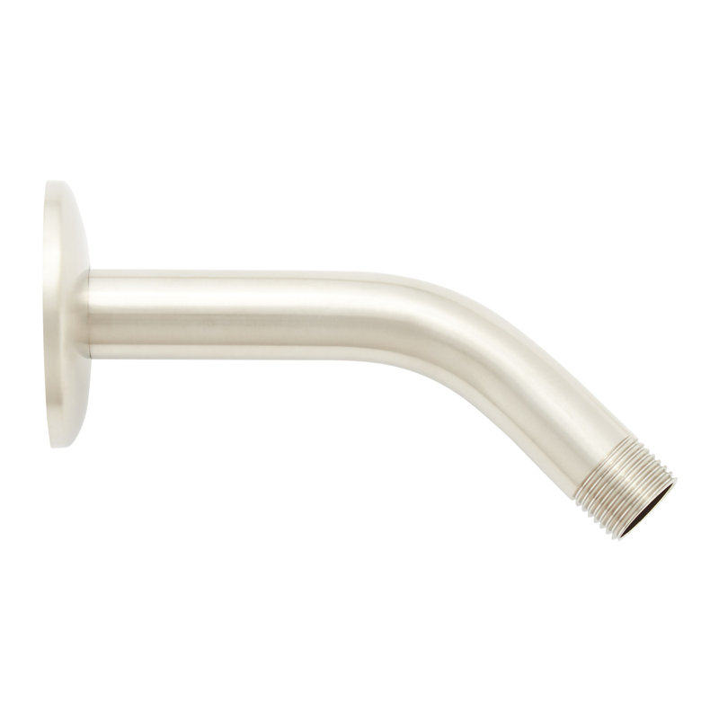 Bras de douche standard 6 po, Nickel brossé