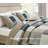 Samuel Pre-Washed Navy Gray Taupe Patchwork Cotton Quilt Set-1713801911