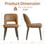 Chaise de salle à manger rembourrée Mason-783192101-783192103