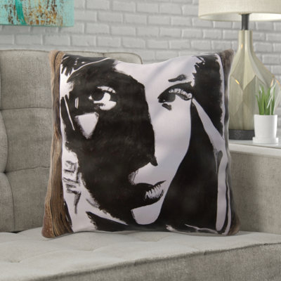 Floral Reversible Throw Pillow