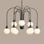 Plafonnier lustre 9 lumières Hunter Valadon