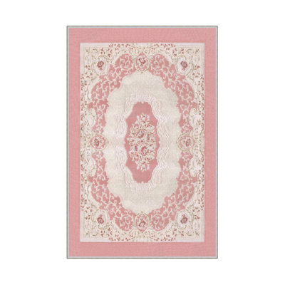 Premium Hall Carpet, 2.6 x 4.9 Feet, 100% Polyester, 650 gr/m² | Antibacterial, Non-Slip PVC Dot Underside, 0.3 in Pile Height | Machine Washable, 3D Digital Print, Durable & Stylish for Home Décor
