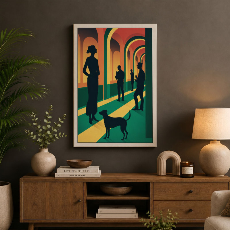 Print, 18x12 - 45.7 x 30.5 cm, Terracotta Border