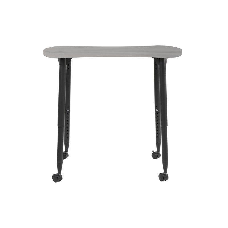 Table d'activité Adapte 25 x 37 Bowtie, Bois gris clair, Noir