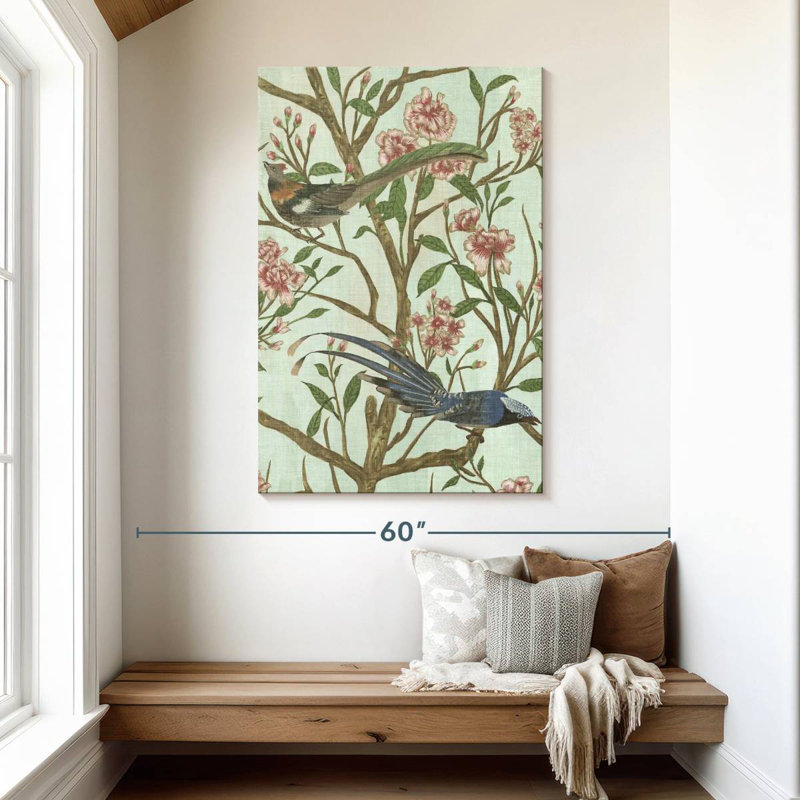 Brampt Delicate Chinoiserie II, 48" H x 32" W