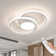 Audriauna 2-Light Dimmable Flush Mount Ceiling Light with Remote Control