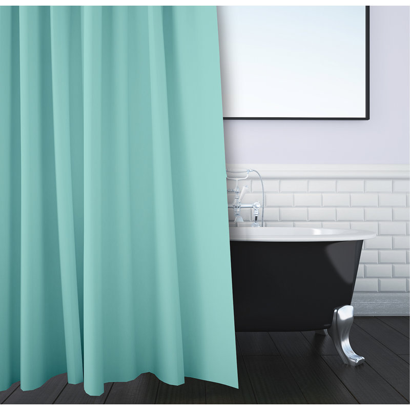 Rideau de douche simple Ke Wilson, Aigue-marine