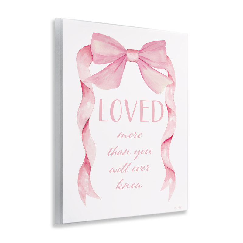 Plaque murale rose Love More Sentiment, design par Cindy Jacobs