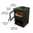 Comfort Glow Lancaster II Wood Burning Stove, Heats Up To 2,500 Sq Ft - CGWS2500