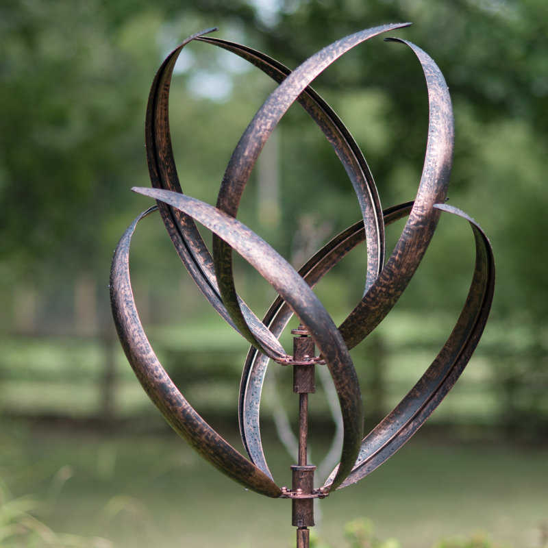 Rochon Metal Garden Statue, Brushed Copper