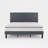 Aleiny Velvet Bed with Adjustable Upholstered Headboard-436444924-436444926