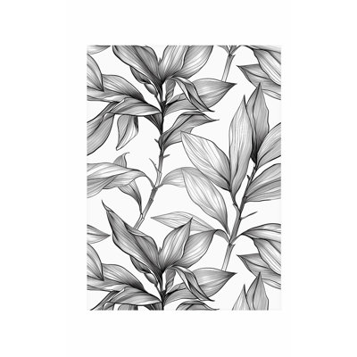 «Botanical Black & White Botanical Dreams I», reproduction d'art moderne sans cadre