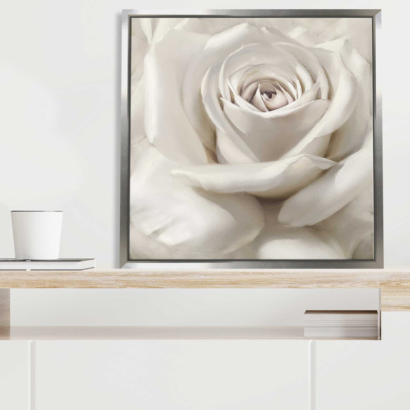 Dreamy II - peinture à cadre flottant sur toile, L 31,5 po x H 31,5 po