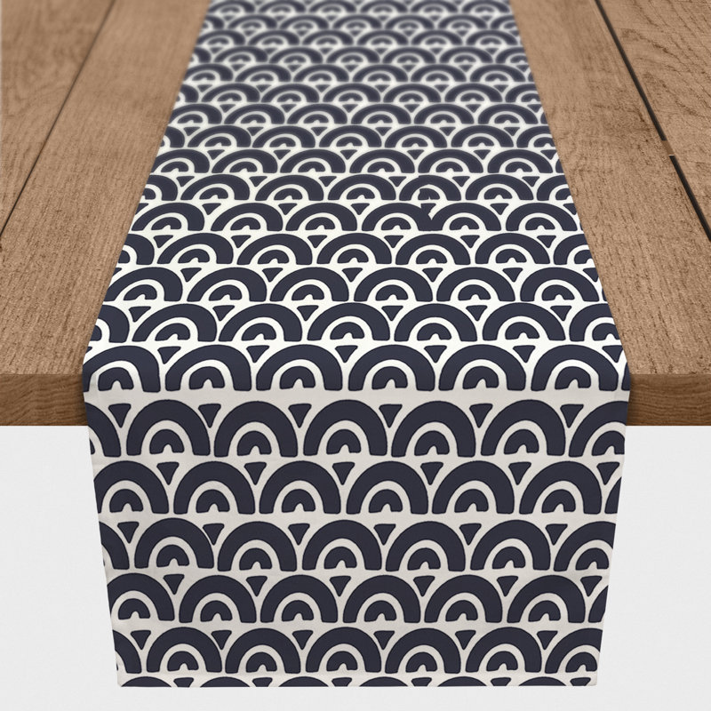 Bahiyyah Rectangle Polyester Table Runner, 72" x 16"