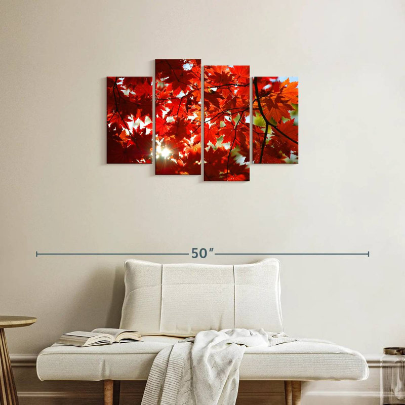 Alvord Maple Leaves, 22" H x 36" W