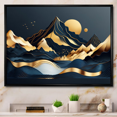 Narcyz Gold Minimalist Mountains III