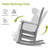 Oxing HDPE Outdoor Rocking Chair-1829223231