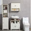 Armoire de salle de bain sous lavabo Kleankin Farmhouse