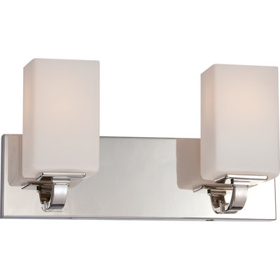 Éclairage pour salle de bain 2 lumières Tarver