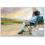 Chaise pliante portative surdimensionnée robuste avec table d'appoint et poche pour les aventures en plein air, la plage, la pêche et les pique-niques