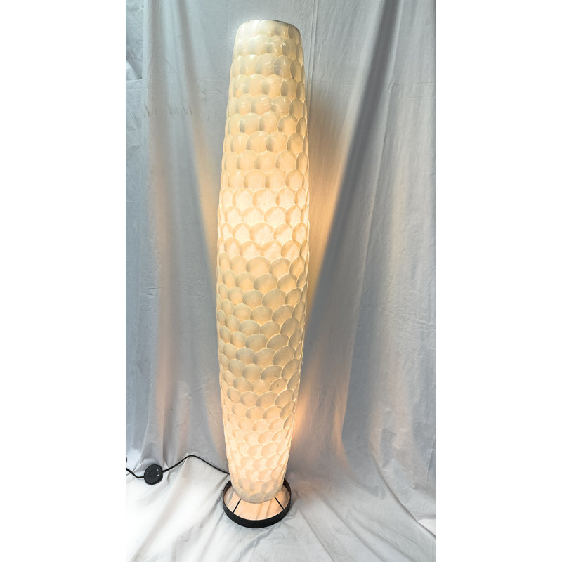 Lampe sur pied 47 po faite à la main
