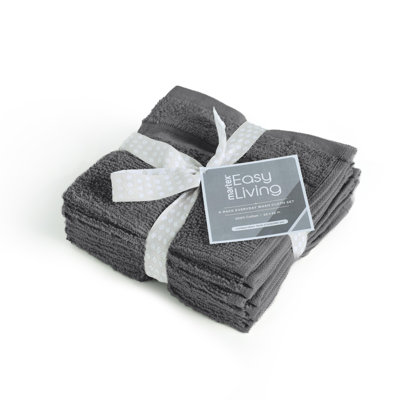 Martex The Everyday Charcoal Washcloth Set