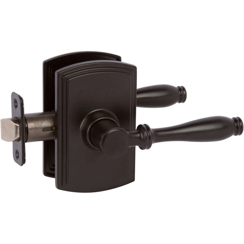 Sorado Passage (Hall & Closet) Door Lever, Black