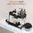 4-pack Under-sink 2-tier Pull-out Cabinet Organizer With Hooks And Cups – Black