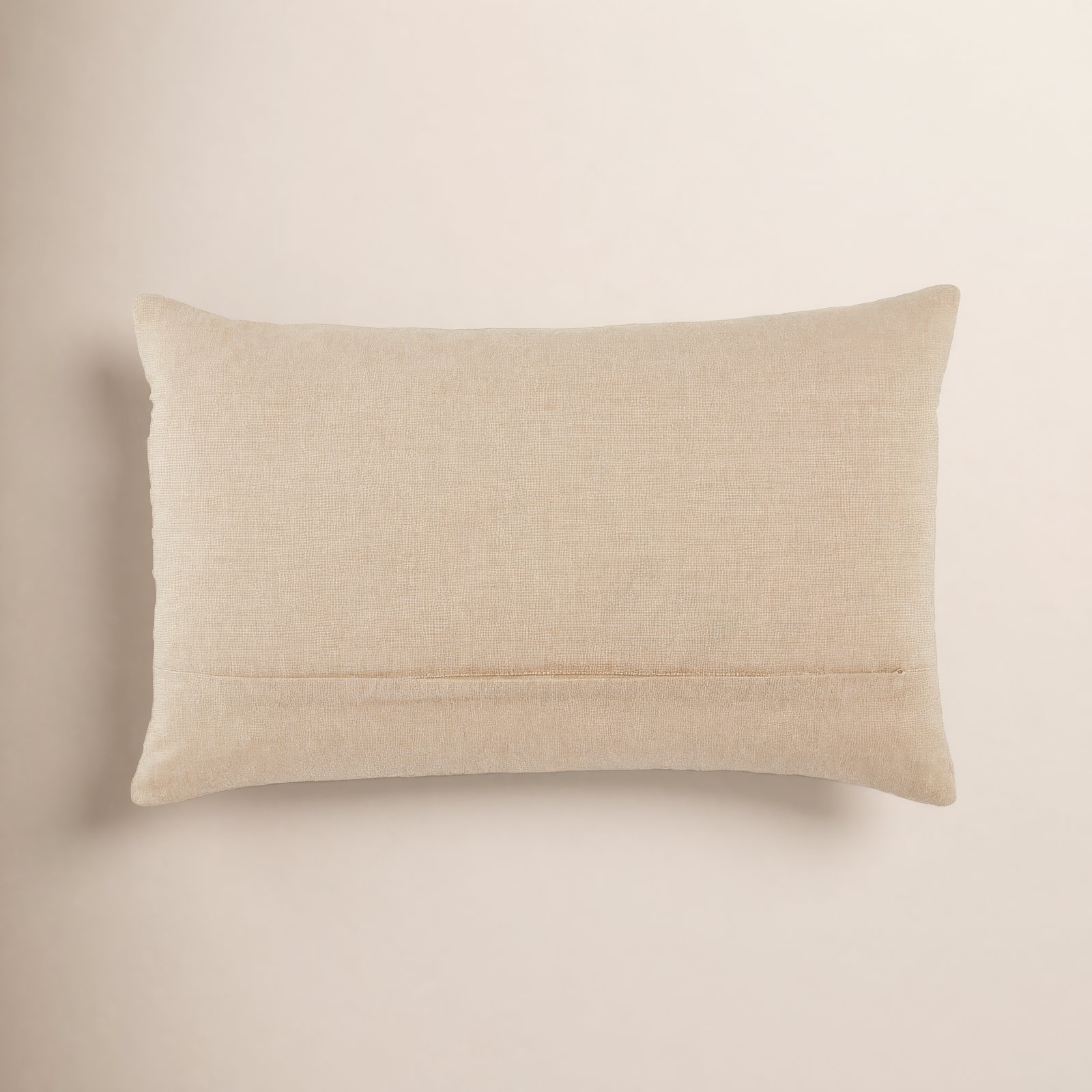 Ryans Embroidered Cotton Lumbar Throw Pillow, Blue, Polyester, Rectangle 13" H x 21" W