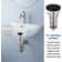 Drain Buddy Ultra Flo Sink Drain Stopper and Hair Catcher with Extra Basket