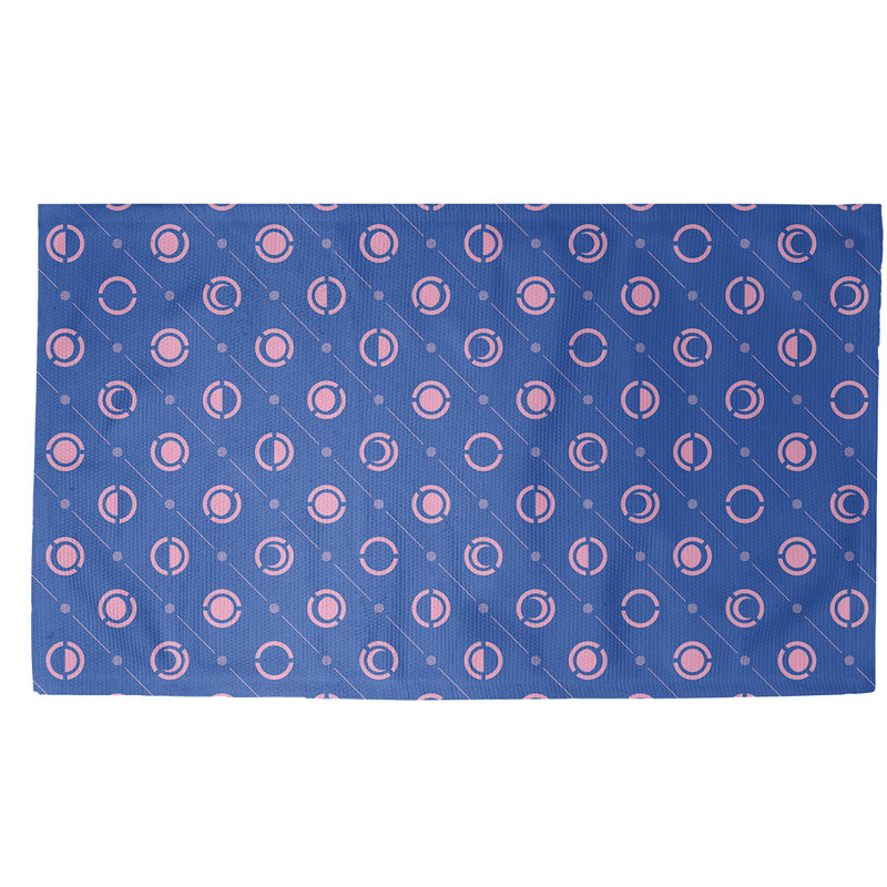 Skeffingt Polka Dots Indoor Rug, Rectangle 5' x 7'