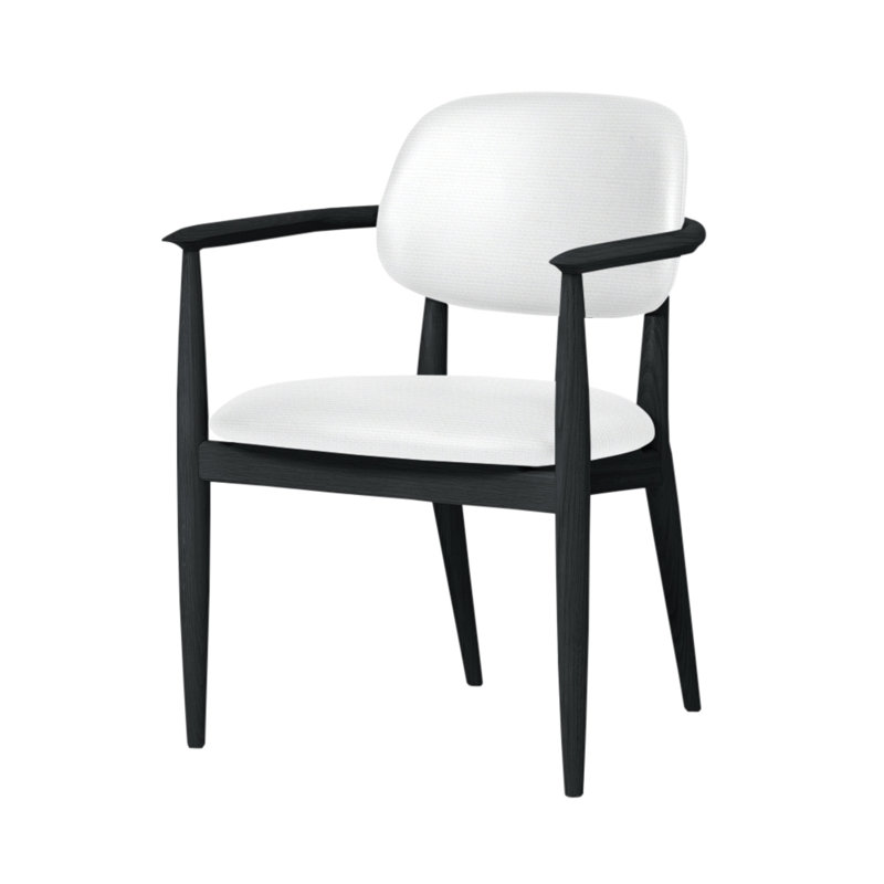 Chaise Slow de Space Copenhagen, Chêne gris, L493 Huître Sanfor 0021