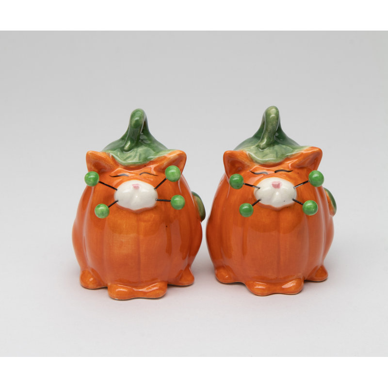 Ensemble salière et poivrière Whisker Pumpkin