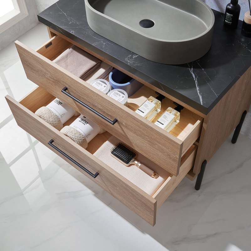 Ensemble de meuble-lavabo simple 36 po Nolte, Ovale