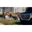 Camion noir pour enfants 2 places GMC AT4 24V avec 4 roues motrices et télécommande-125590461