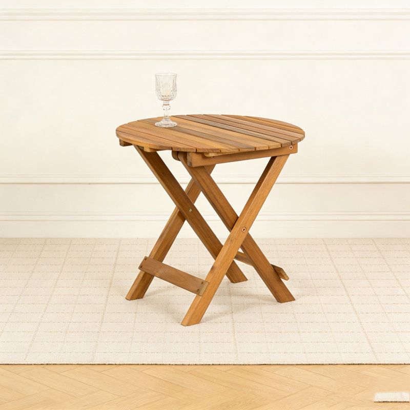 WOOD SIDE TABLE